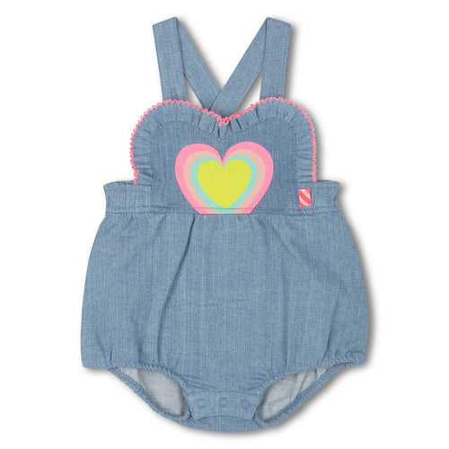 Combinaison Courte - Denim Blue - Bébé Fille