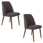 Conway - Dining Chair - Fabric - Dark Gray