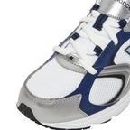 New Balance U408 Hombres Zapatillas - Blanco, Plata, Azul Marino