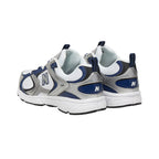 New Balance U408 Hombres Zapatillas - Blanco, Plata, Azul Marino