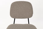 Roos - Dining Room Chair - Metal - Warm Beige