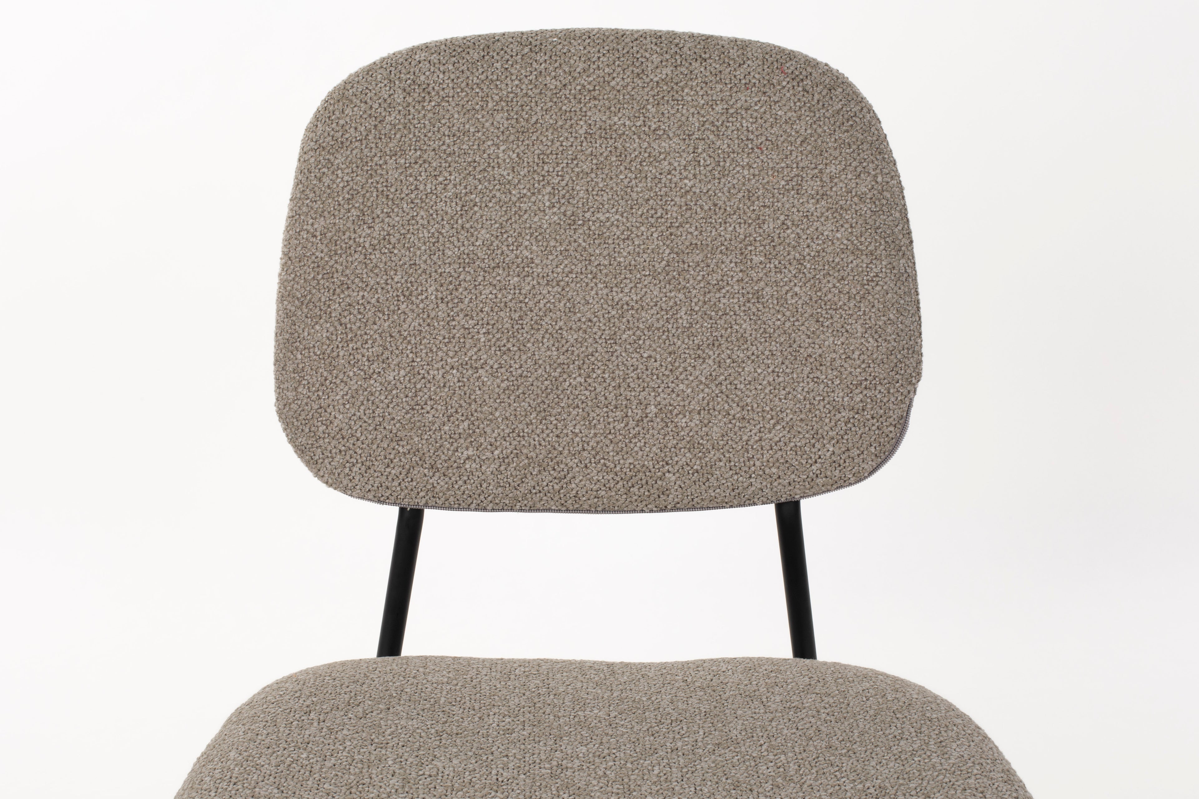 Roos - Dining Room Chair - Metal - Warm Beige