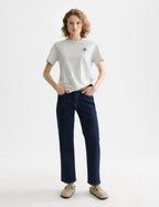 T-shirt Regular Fit With Chest Artwork - Grey Melange