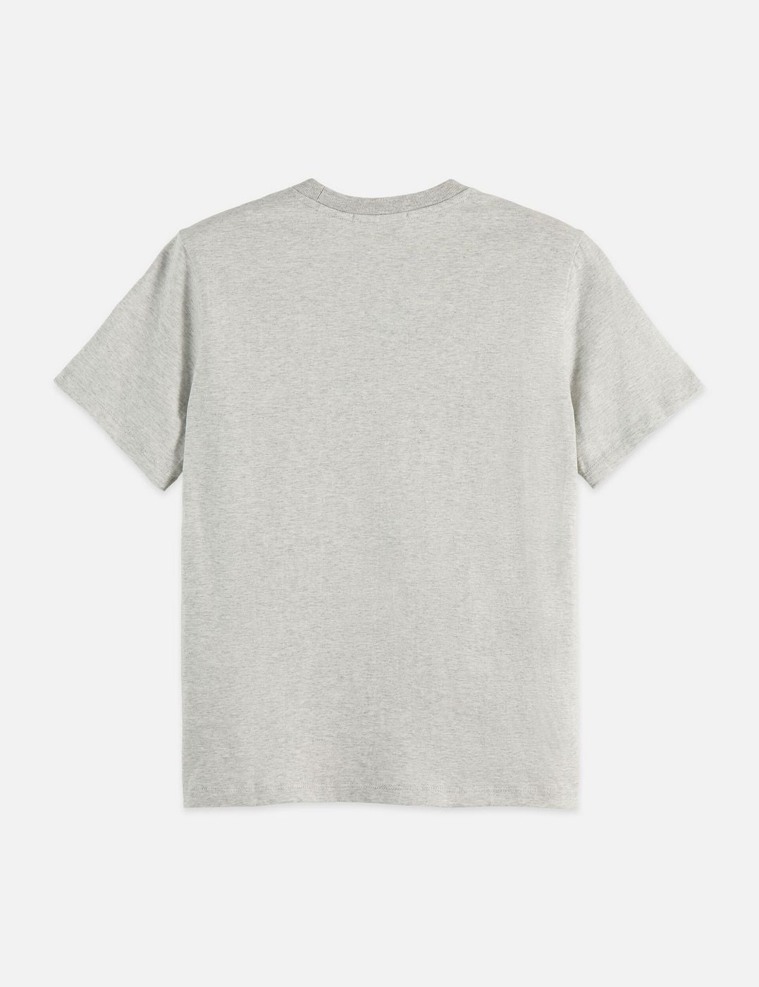 T-shirt Regular Fit With Chest Artwork - Grey Melange