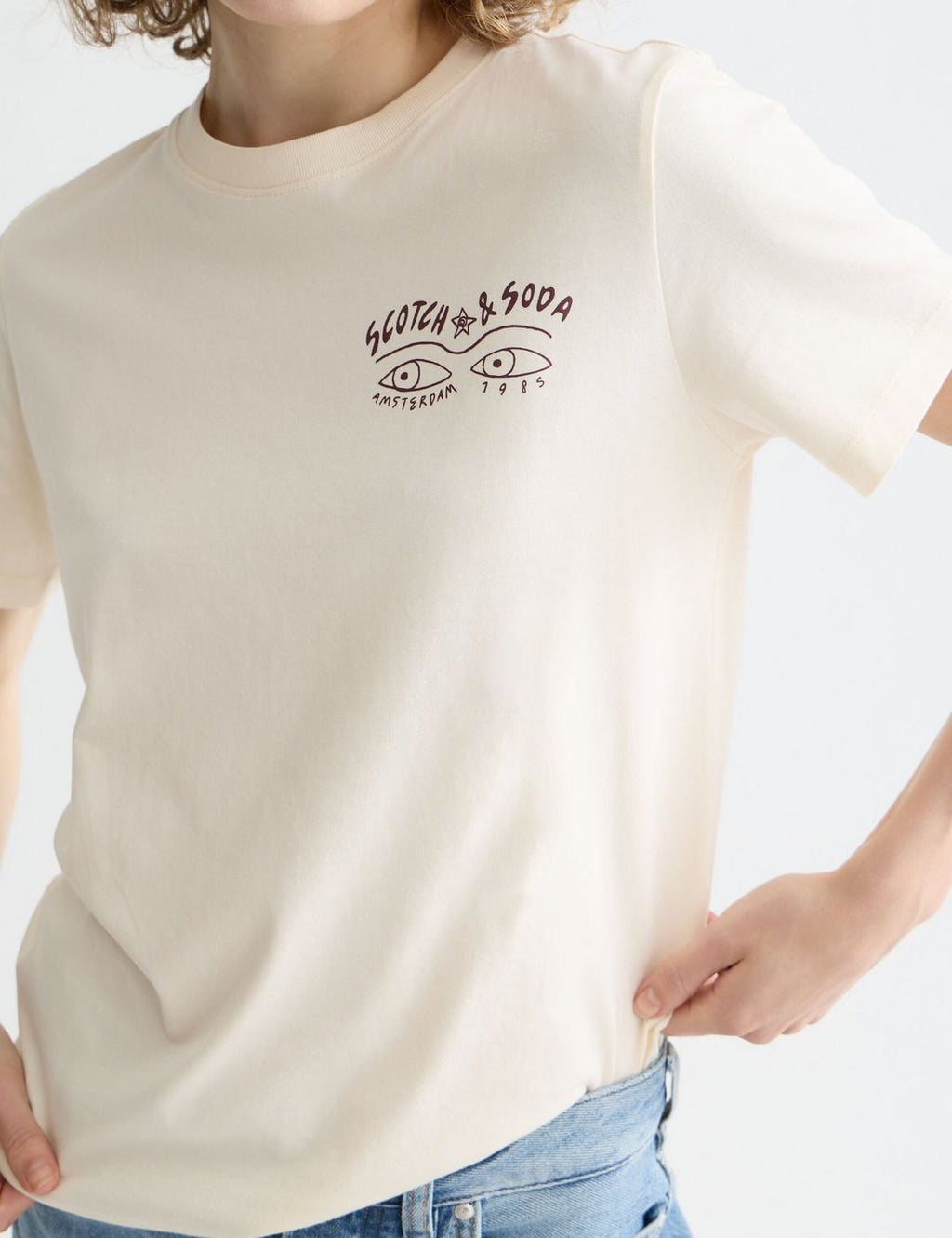 T-shirt Small Chest Artwork Regular Fit - Eggnog