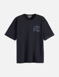 T-shirt Washed Artwork Loose - Meteorite