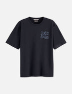 T-shirt Washed Artwork Loose - Meteorite