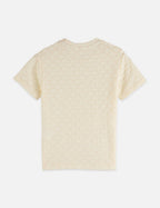 T-shirt Open Structure Slim Fit - Eggnog