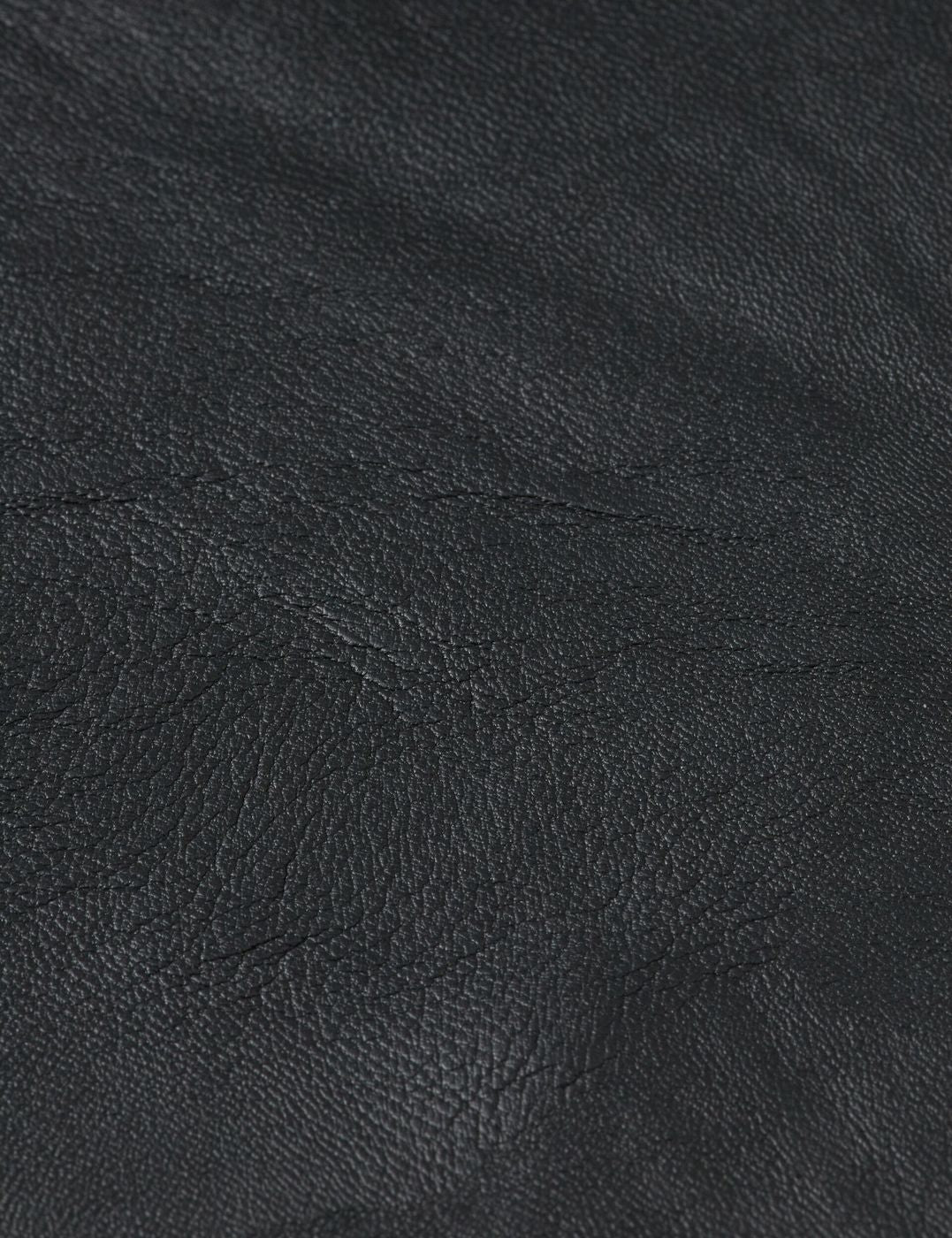 Chemise Faux Leather A-Line Sleeve - Meteorite