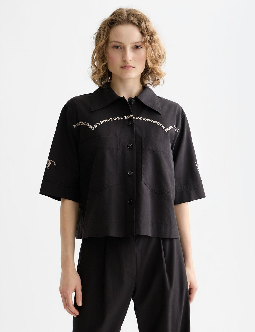 Chemise Boxy Short Sleeve - Meteorite