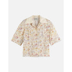 Chemise Printed Short Sleeve - Cosmic Sky Eggnog
