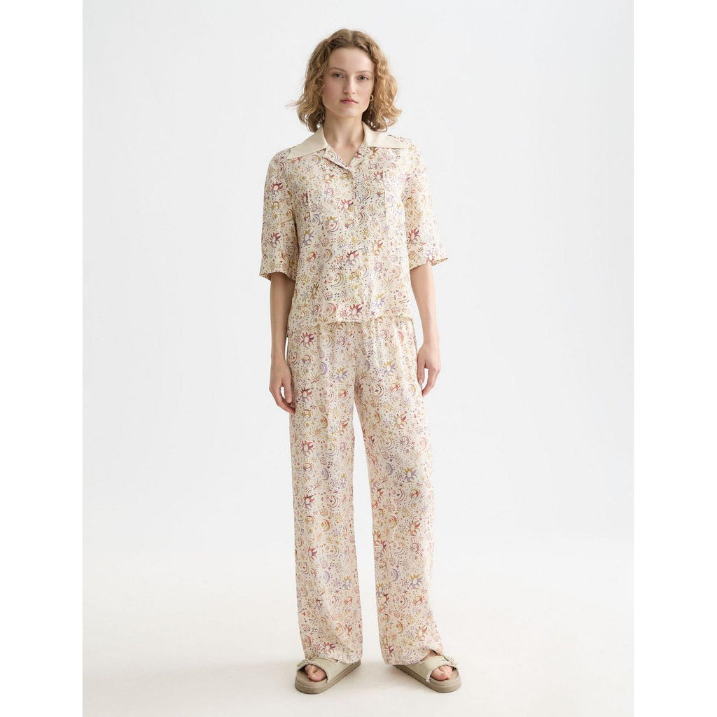 Chemise Printed Short Sleeve - Cosmic Sky Eggnog