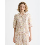 Chemise Printed Short Sleeve - Cosmic Sky Eggnog