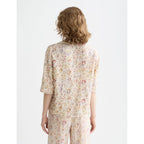 Chemise Printed Short Sleeve - Cosmic Sky Eggnog