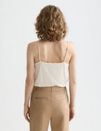 Core Jersey Woven Tank - Off White