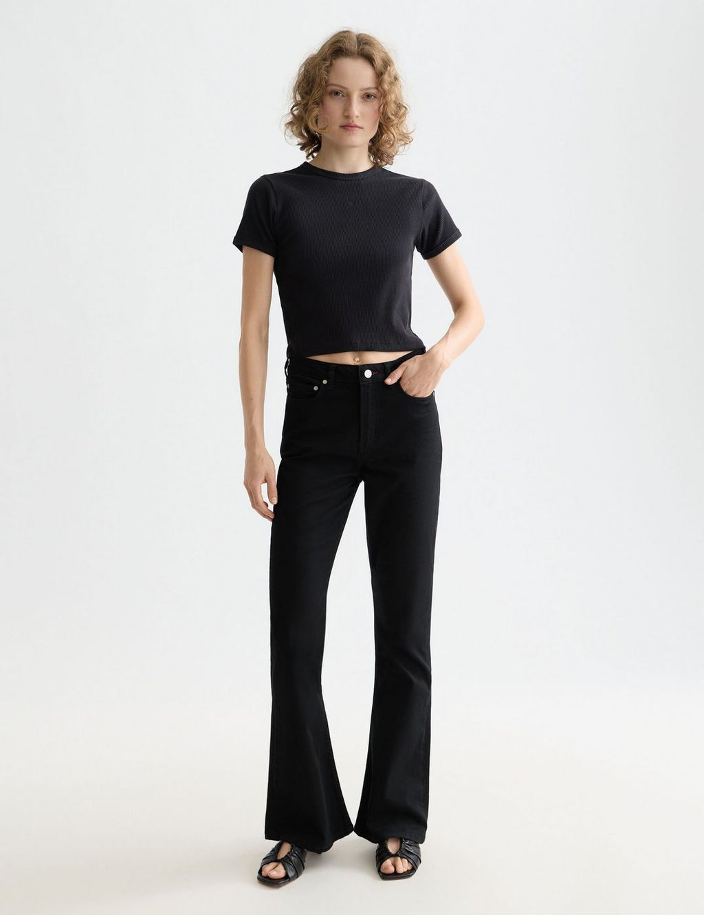T-shirt Core Baby Rib - Black