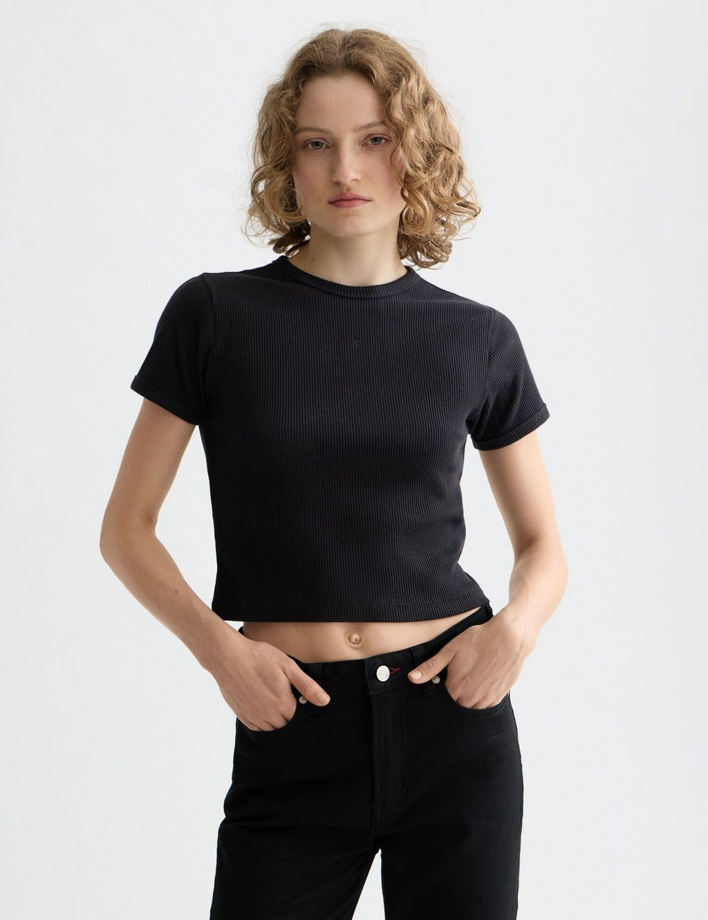 T-shirt Core Baby Rib - Black