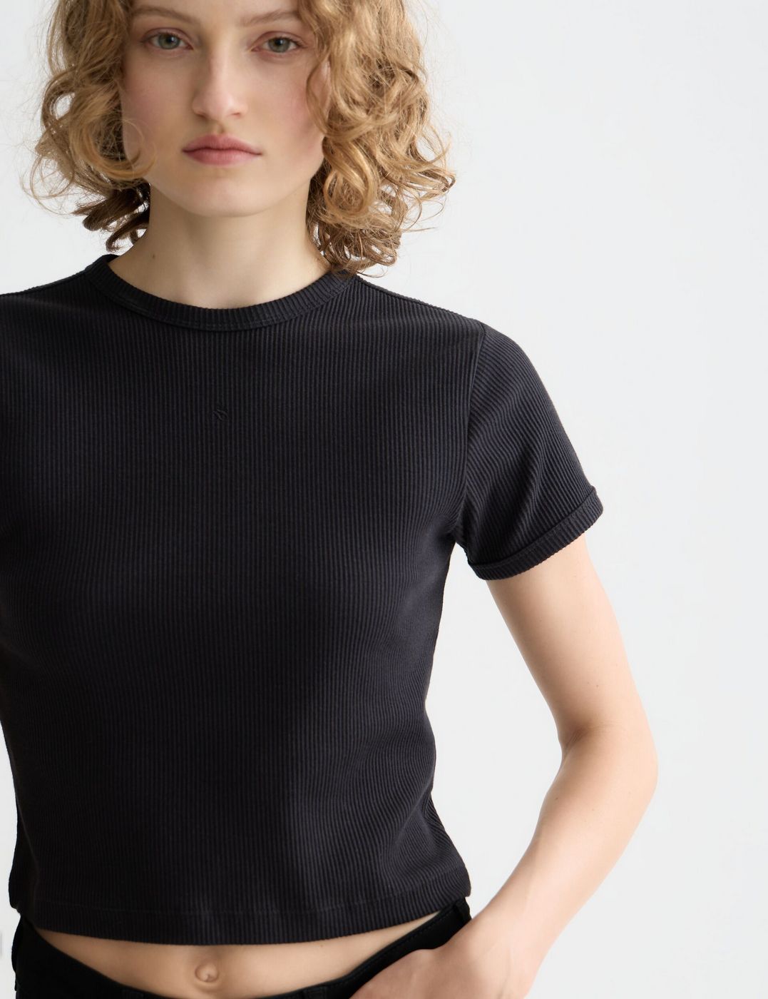 T-shirt Core Baby Rib - Black