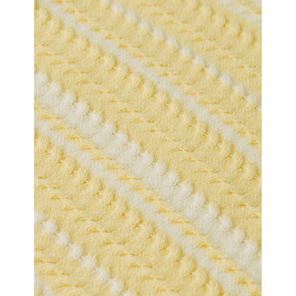 T-Shirt Textured Stripe Knitted - Parsnip Stripe