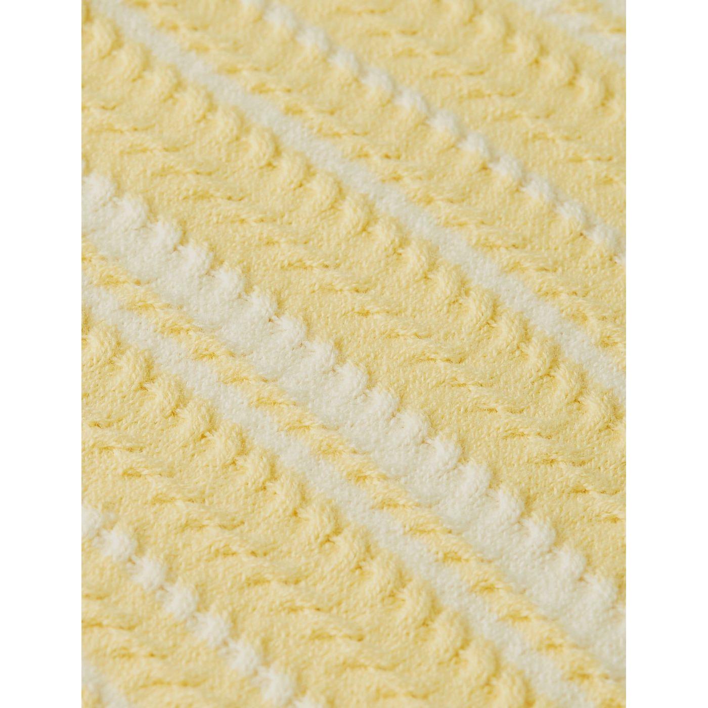 T-Shirt Textured Stripe Knitted - Parsnip Stripe