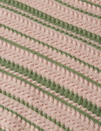 Textured Stripe Knitted Tee - Rose Dust Stripe