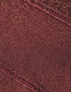 Tunique Metallic Pointelle Knitted - Burnt Henna
