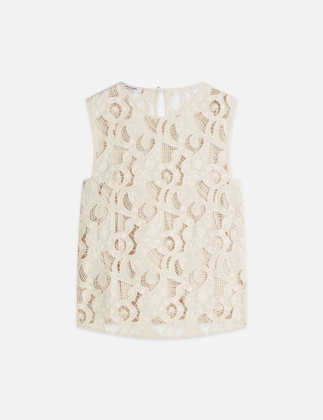 Top Flame Embroidery - Fog