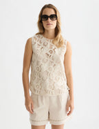 Top Flame Embroidery - Fog