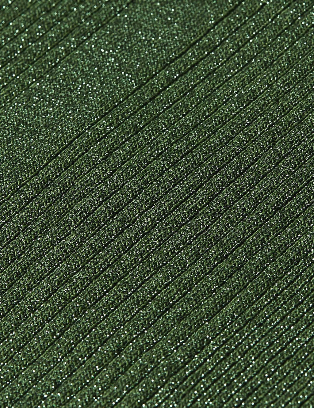 Débardeur Metallic Ribbed Knitted - Garden Green