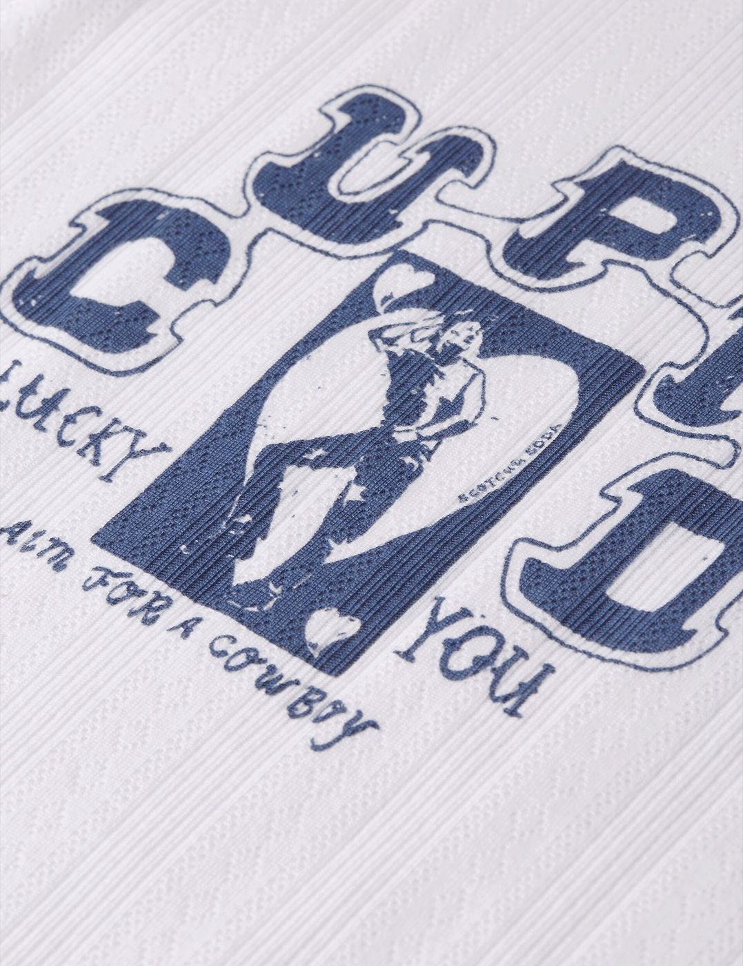 Débardeur Pointelle Jersey Artwork - Bright White