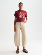 T-shirt Chest Artwork Regular-Fit - Biking Red
