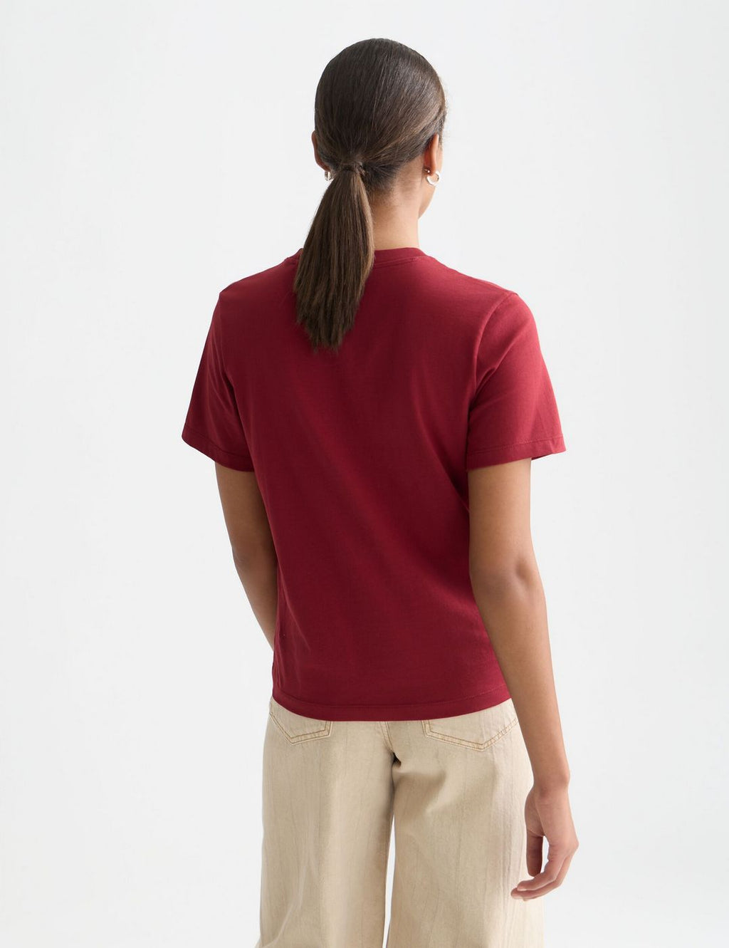 T-shirt Chest Artwork Regular-Fit - Biking Red
