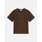 Embroidered Slub Regular-Fit T-Shirt - Hot Fudge