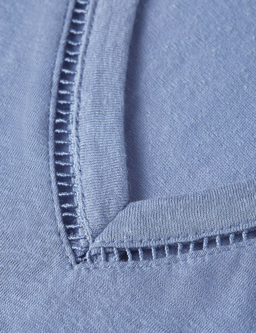 Linen V-Neck T-Shirt - Infinity
