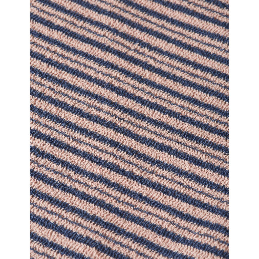 T-Shirt Striped With Rolled Up Sleeve - Rose Dust Stripe
