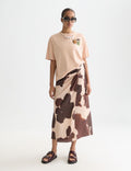 T-shirt Front Back Artwork Loose-Fit - Rose Dust