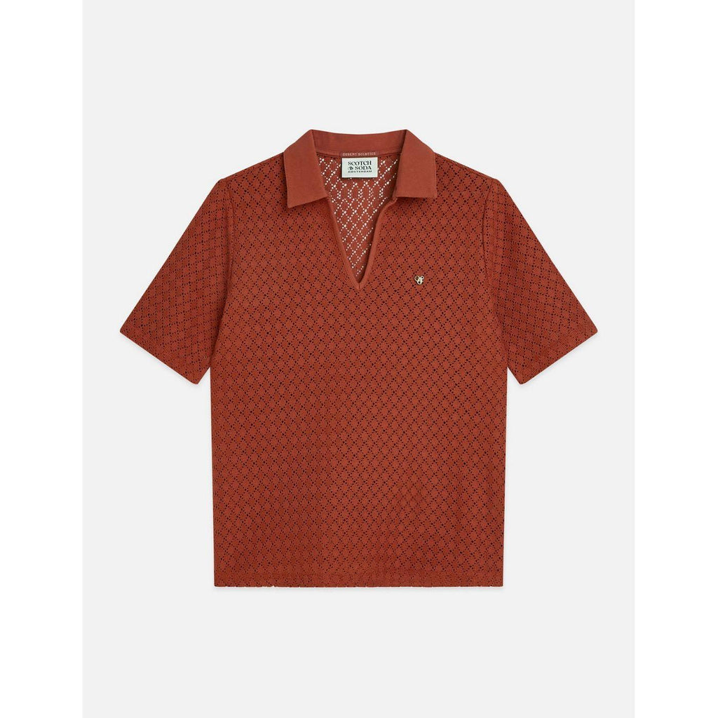 Polo Crochet - Burnt Henna
