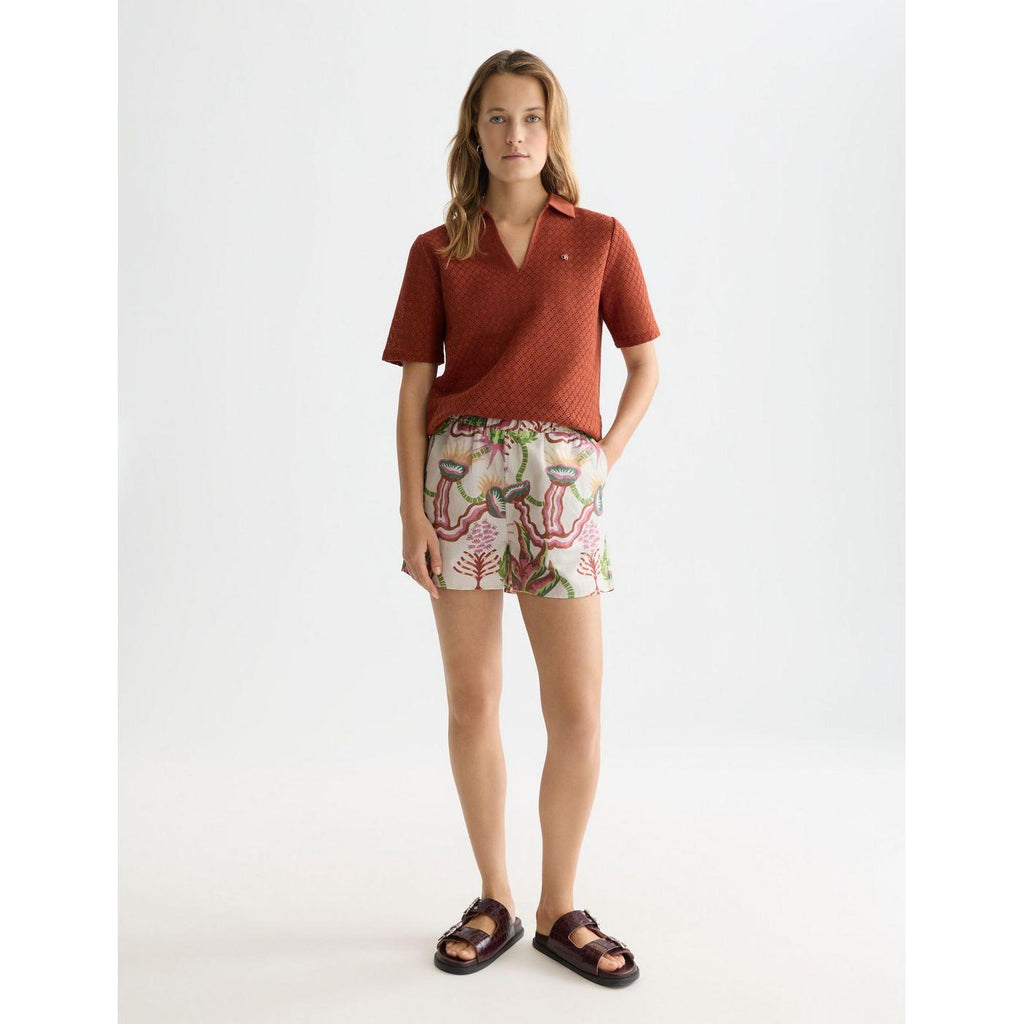 Polo Crochet - Burnt Henna
