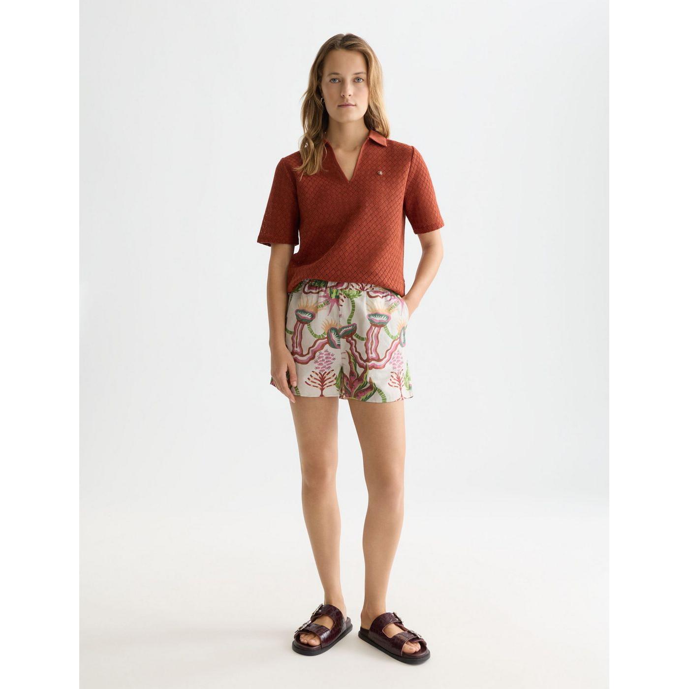 Polo Crochet - Burnt Henna