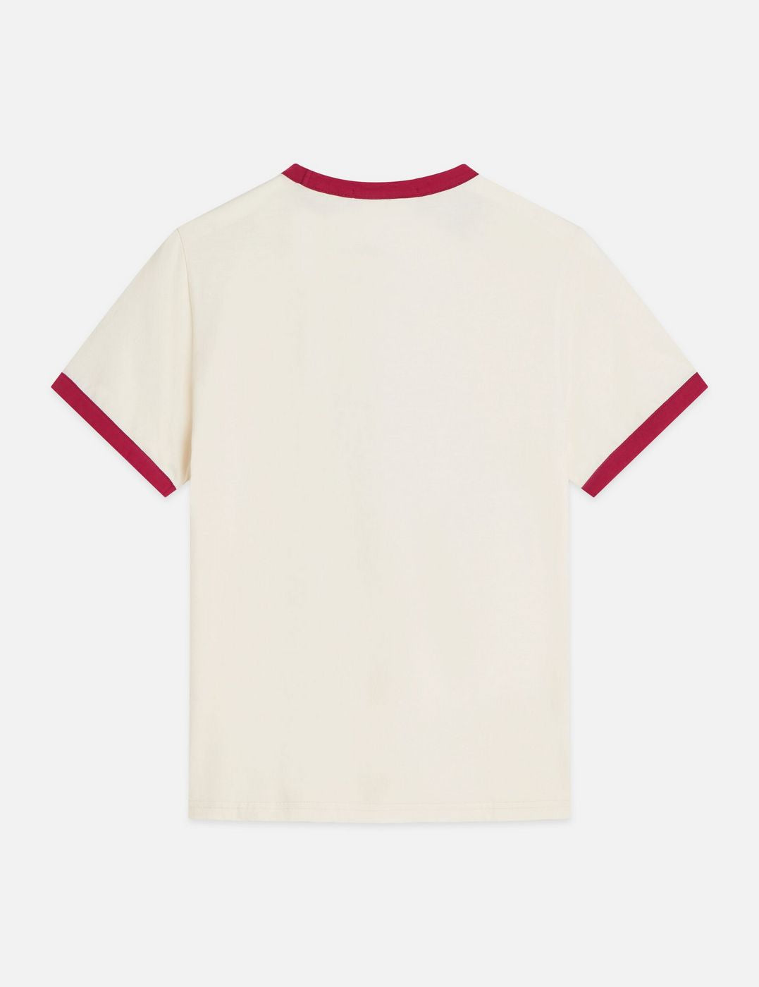 T-shirt Regular-Fit With Contrast Binding - Eggnog