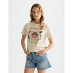 Camiseta Embroidered Artwork Regular-Fit - Fog