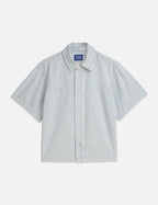 Chemise Short Sleeve Denim - Indigo Stripe