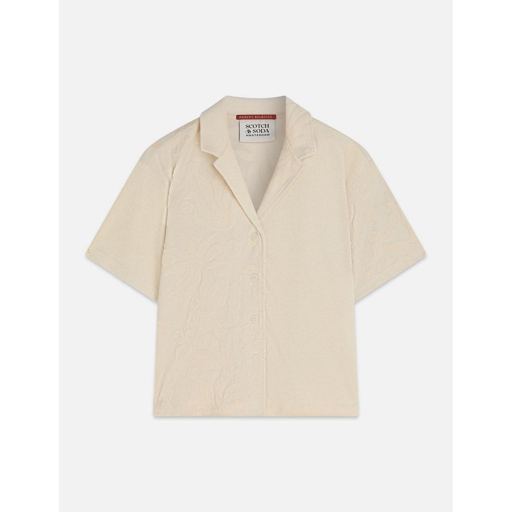 Chemise Towelling Shortsleeved - Fog