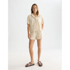 Chemise Towelling Shortsleeved - Fog