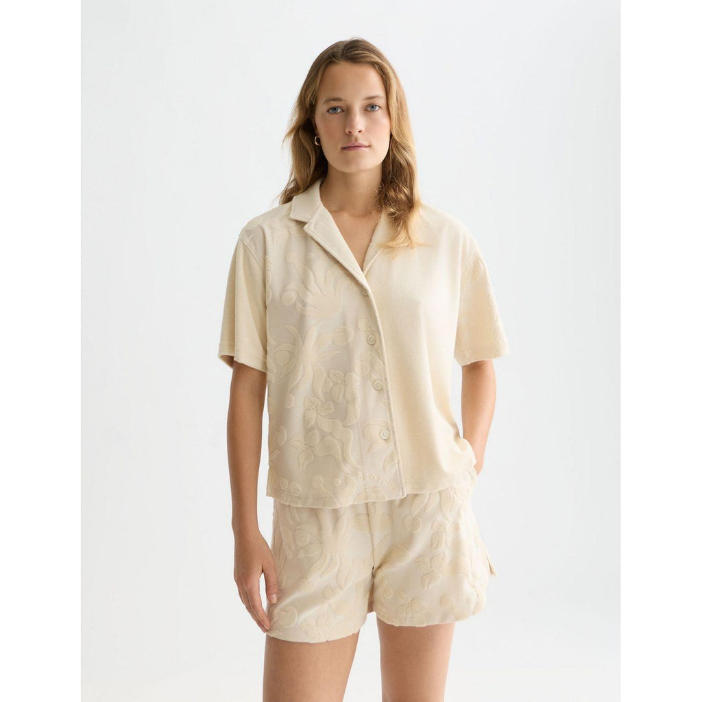 Chemise Towelling Shortsleeved - Fog