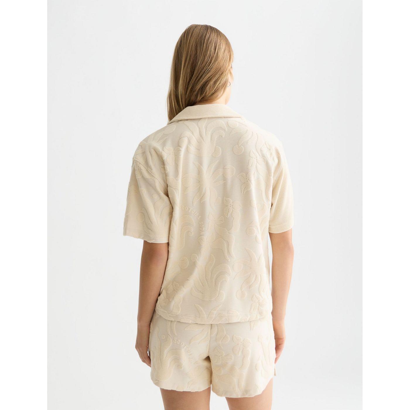 Chemise Towelling Shortsleeved - Fog