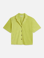 Chemise Towelling Shortsleeved - Green Oasis