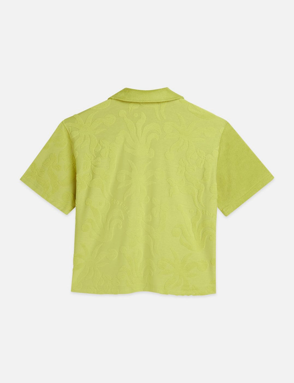 Chemise Towelling Shortsleeved - Green Oasis