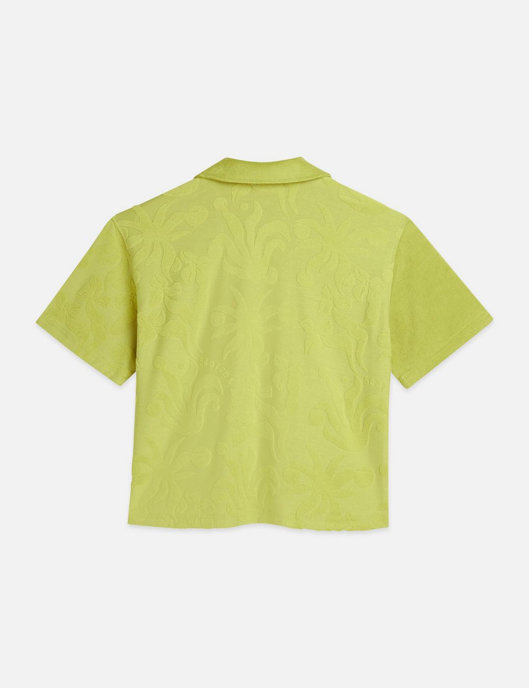 Chemise Towelling Shortsleeved - Green Oasis