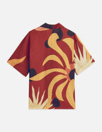 Chemise Printed Short Sleeved Relaxed Fit - Desert Hawaiian Burnt Henna